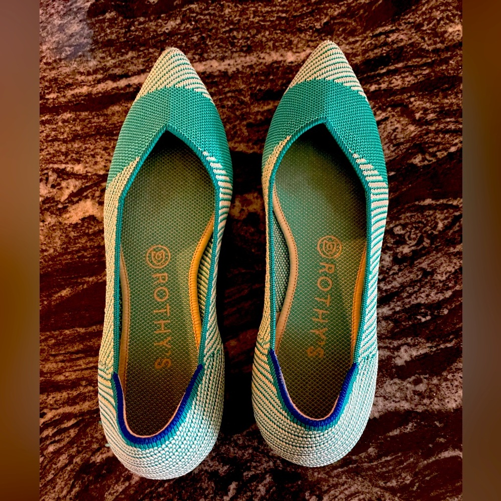Rothy’s Turqouise flats